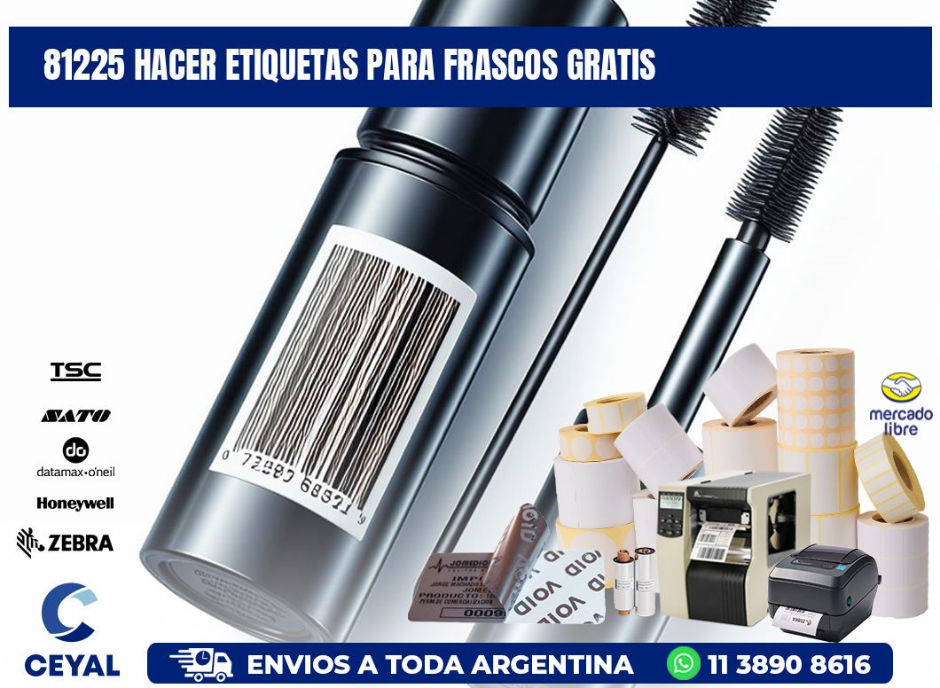81225 Hacer etiquetas para frascos gratis 